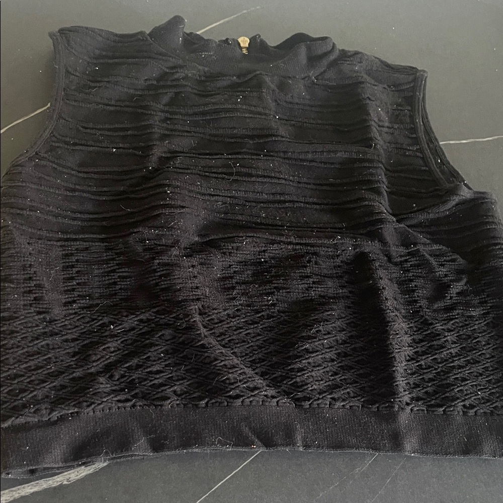 Marciano Elegant Black Sleeveless Top